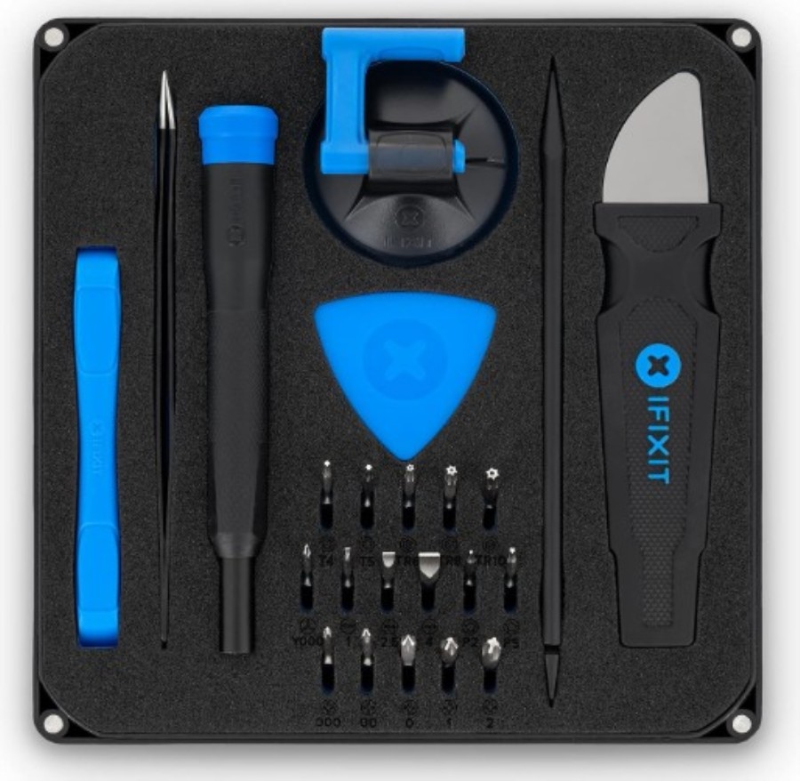 Kit d'ouverture pour appareils électroniques avec tournevis et jeu d'embouts