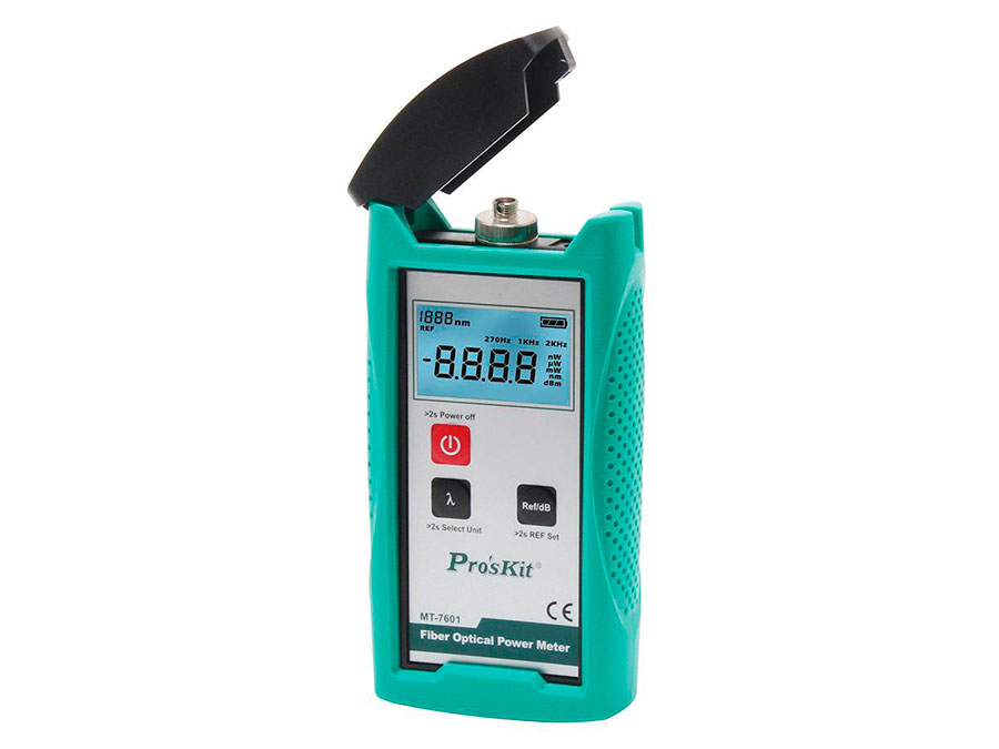 ProsKit MT-7601 - Medidor de Potencia de Fibra Óptica
