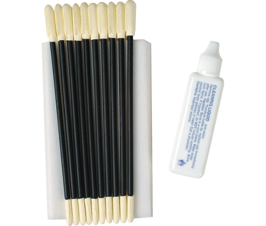 ProsKit 8PK-C002 - Electronics and fiber optic cleaning kit (10 swabs + bottle of isopropyl alcohol)