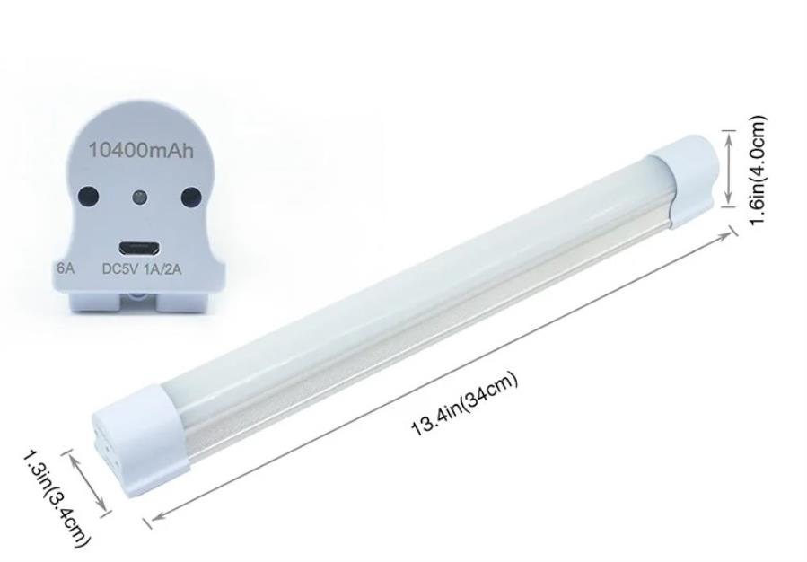 Linterna magnética regulable y recargable - 6000 Lúmenes - 120 W