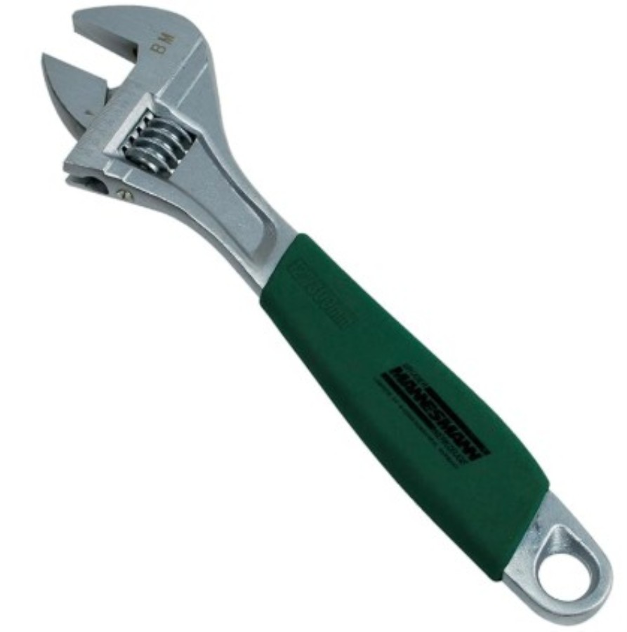 Mannesmann M19870 - 6” / 150 mm Adjustable Wrench and PVC Handle Protector