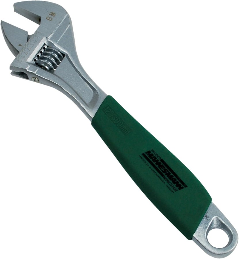 Mannesmann M19873 - LLave Inglesa 12” y protector de mango en PVC