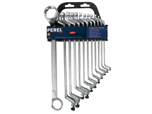 Set 12 Clés à Oeil étoile Coudées 6-32 mm - 12 Unités