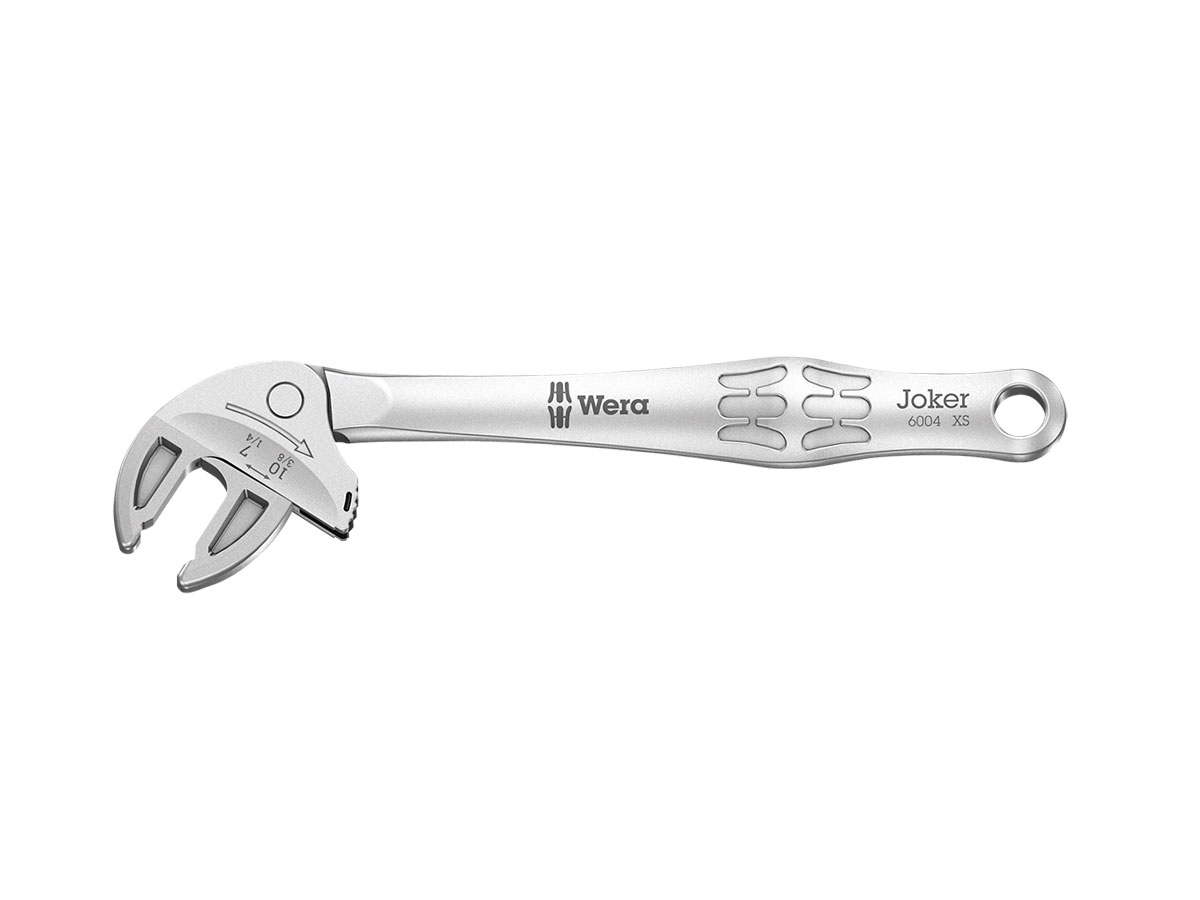 Wera 6004 Joker XS - Llave de Boca Autoajustable, 7-10 x 1/4-3/8” x 117 mm - 05008886001