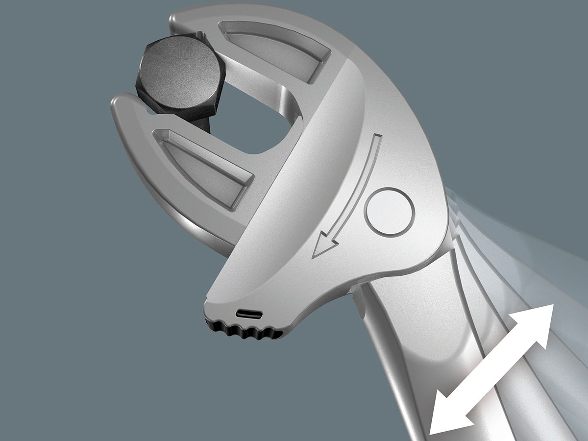 Wera 6004 Joker S - Clé à fourche à réglage automatique, 10-13 x 7/16-1/2” x 154 mm - 05020100001