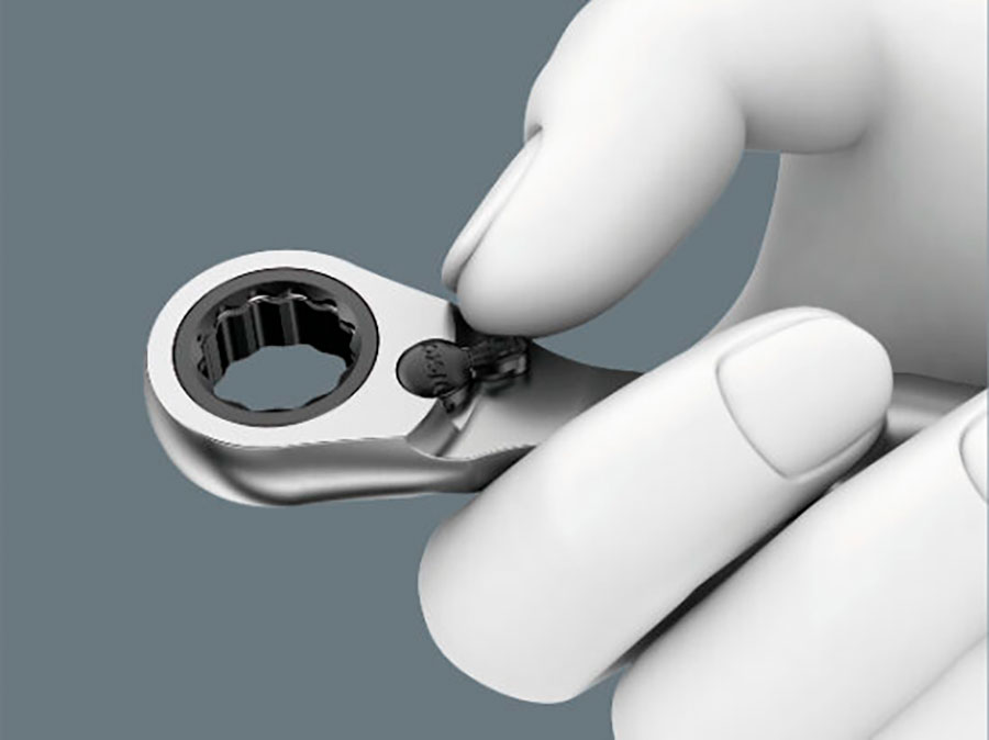 Wera 8005 Zyklop Mini 2 -  ¼” Ratchet Handle - 05003660001