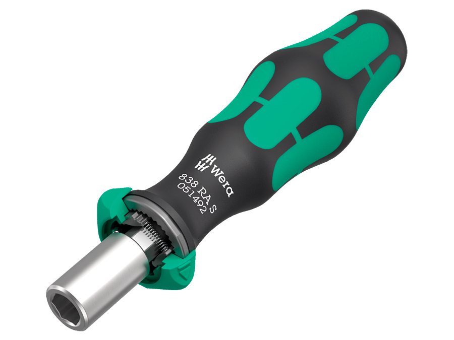 Wera 838 RA S Bitholding screwdriver - Manual bit holder with ratchet function, 1/4”, 1/4” x 102 mm - 05051492001