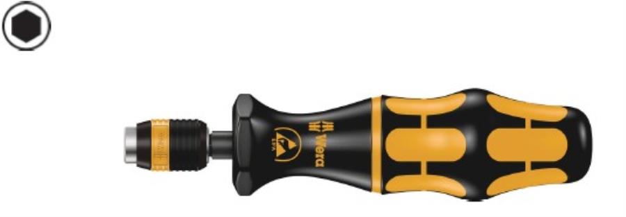 Wera 7452 ESD Kraftform 0.9-1.5 Nm - Destornillador dinamométrico ESD ajustable 0,9 - 1,5 Nm - 05074824010