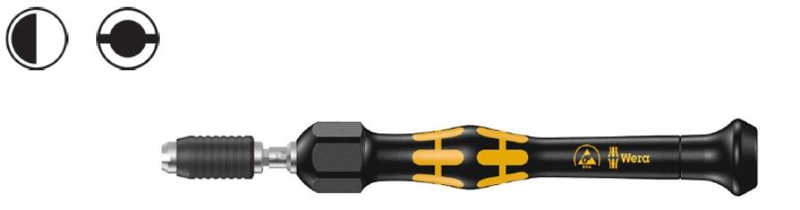 Wera 1431 ESD Kraftform Micro 0.05-0.11 Nm - Destornillador dinamométrico ESD ajustable 0.05-0.11 Nm - 05074804001