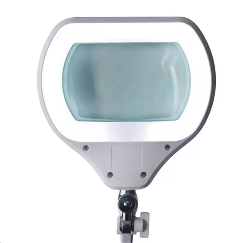 Lupa de secretária iluminada com suporte - LEDS - Ajustável