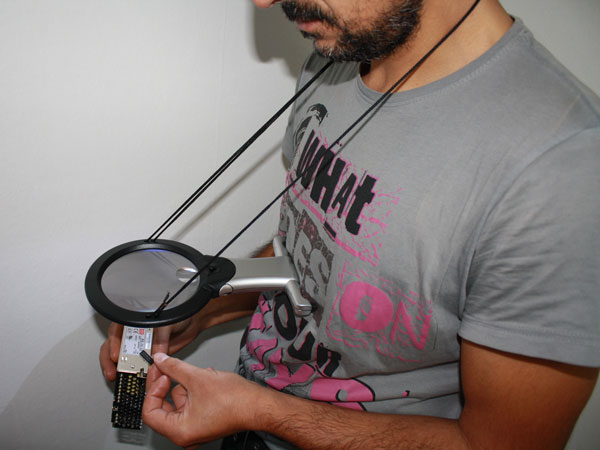 Lupa de Pendurar - com Luz - 107 mm