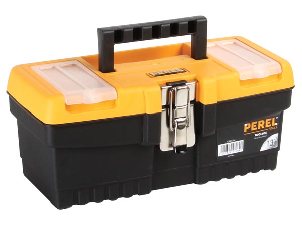 Perel - 320 x 155 x 139 mm Tool Box - with Lock - OM13M