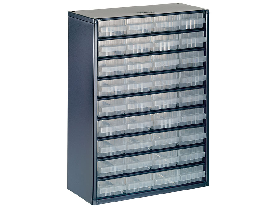 raaco 936-01 - Cabinet with 36 Drawers - Total: 150 x 306 x 417 mm