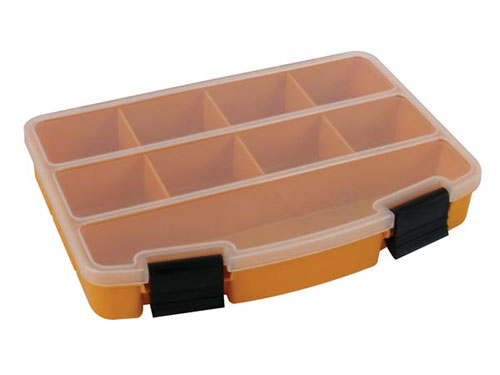 Perel - 194 x 140 x 33 mm Storage Box with 9 fixed Compartments - OMR7