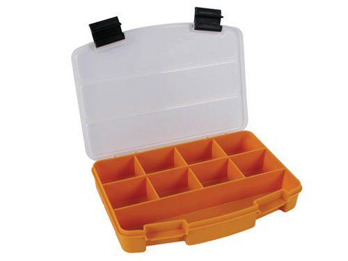 Perel - Caja de Compartimentos 9 Cajones Fijos - 194 x 140 x 33 mm - OMR7