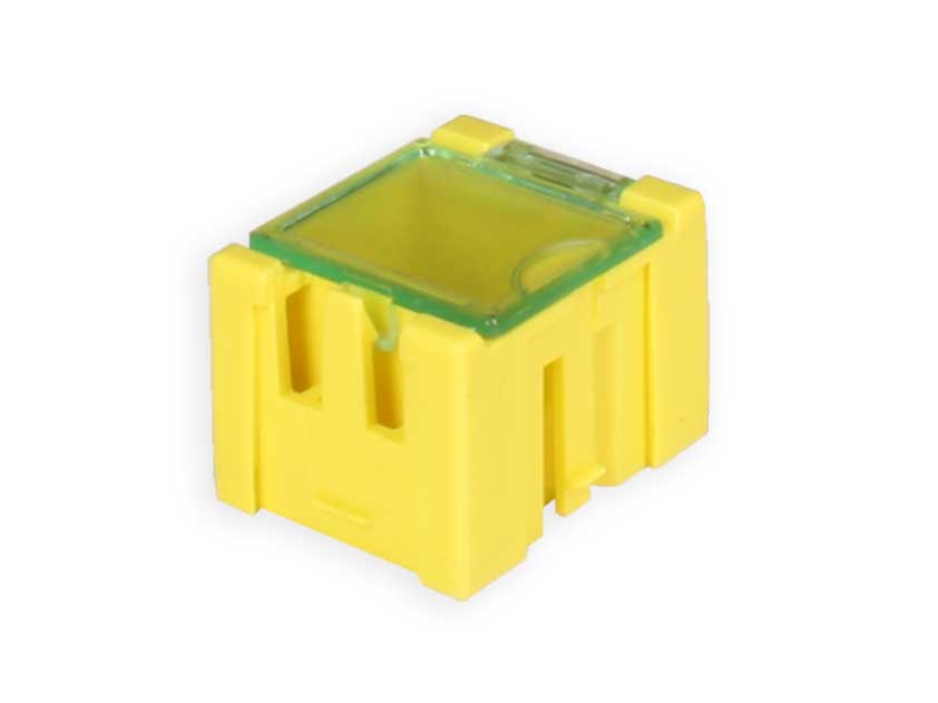 Caixa Contêiner Empilhável - Amarelo
