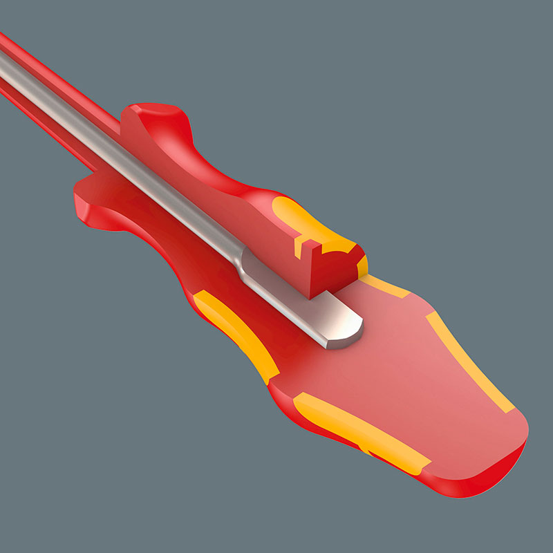 Wera Kraftform VDE - Jogo de 3 chaves de fendas isoladas VDE 1000V Phillips e planas antideslizantes - 05136061001