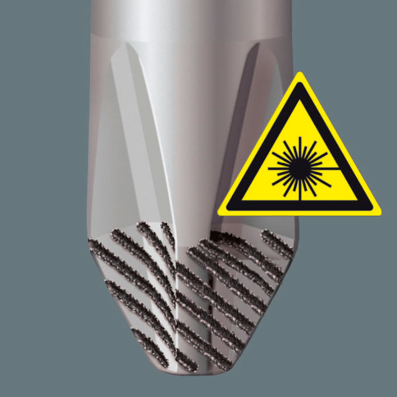 Wera Kraftform VDE - Jogo de 3 chaves de fendas profissionais Phillips e plana com ponta laser antiderrapante - 05136059001
