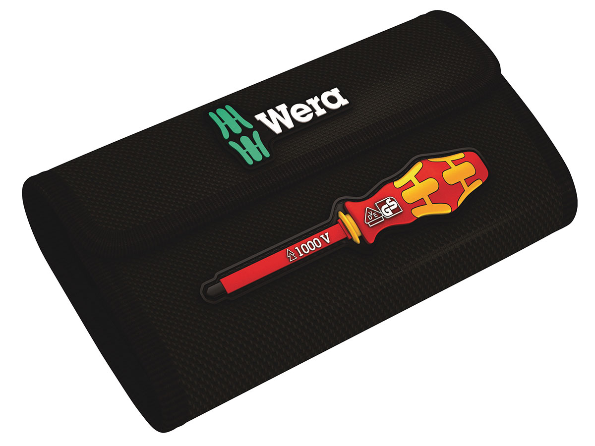 Wera Kraftform Kompakt VDE 16 extra slim 1 - Bit set with inter-changeable blades extra slim - 05003484001