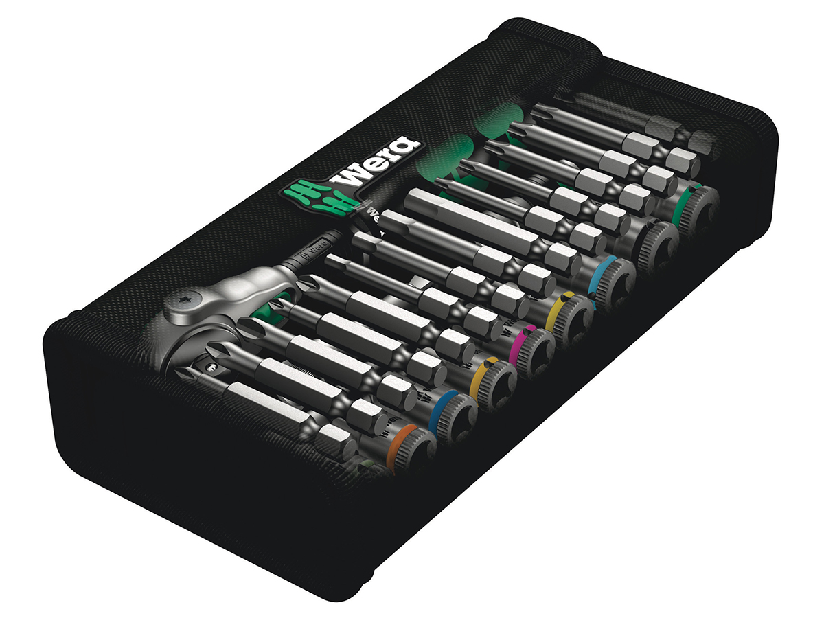 Wera 8100 SA 6 Zyklop Speed - Cuadradillo de 1/4”, métrico - 05004016001