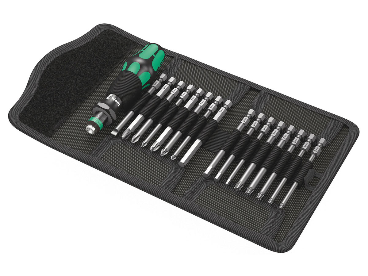 Wera Kraftform Kompakt 60 - Poche pliante avec embouts de 89 mm de long - 05059295001