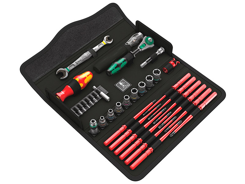 Wera KRAFTFORM KOMPAKT W 1 MAINTENANCE - Jeu d'embouts avec poignée et lames interch. - 05135926001