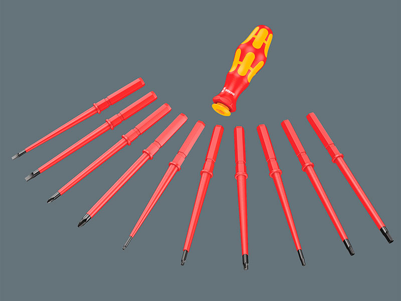 Wera KRAFTFORM KOMPAKT W 1 MAINTENANCE - Conjunto con Mango y Varillas Intercambiables - 05135926001