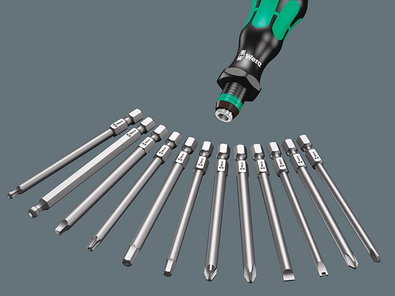Wera Kraftform Kompakt 62 - Saco dobrável com pontas de 89 mm de comprimento - 05059297001