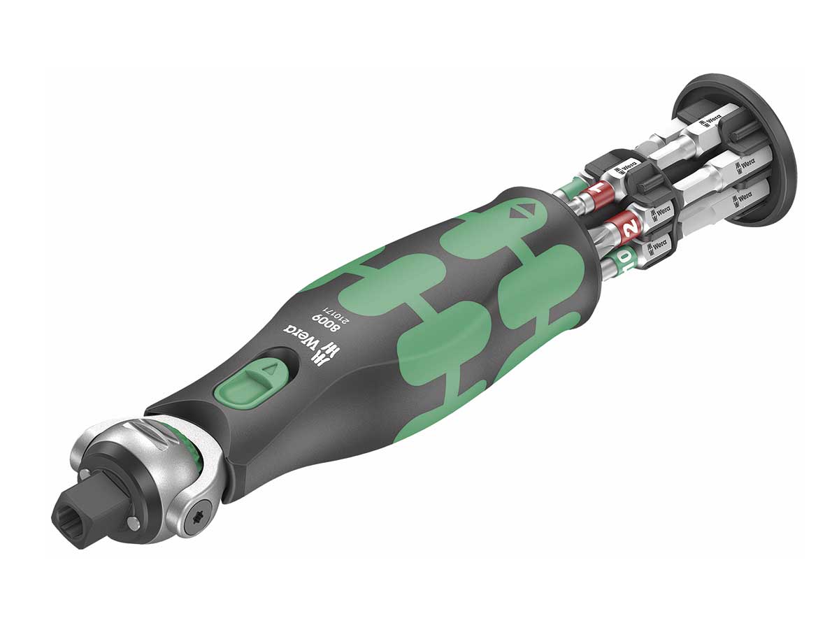 Wera 8009 Zyklop Pocket Imperial Set 1, 13 pieces - Jeu de Tournevis à Cliquet - 05004280001