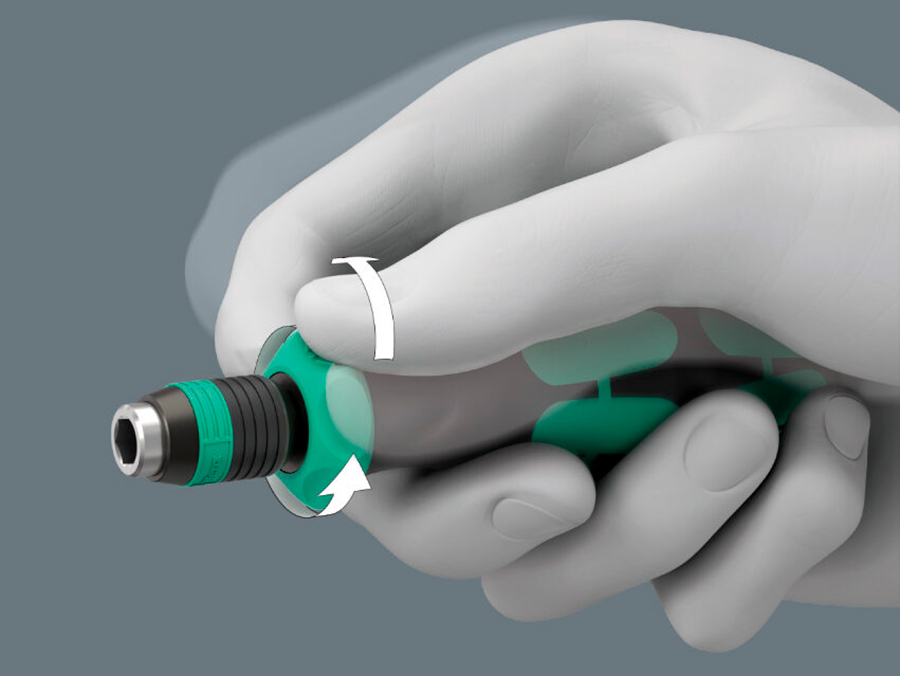 Wera Kraftform Kompakt with Ratchet Function - 15 Piece Tool Set with Ratchet Bit Holder - 05051061001