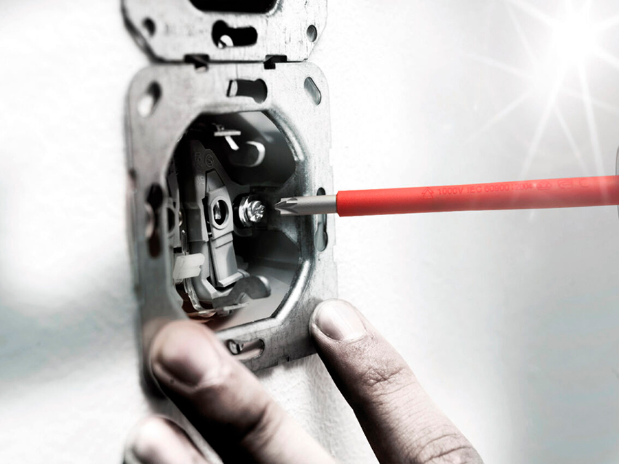 Wera Kraftform Kompakt VDE 17 RA 1 - Étui à embouts avec cliquet et isolation VDE - 05006618001