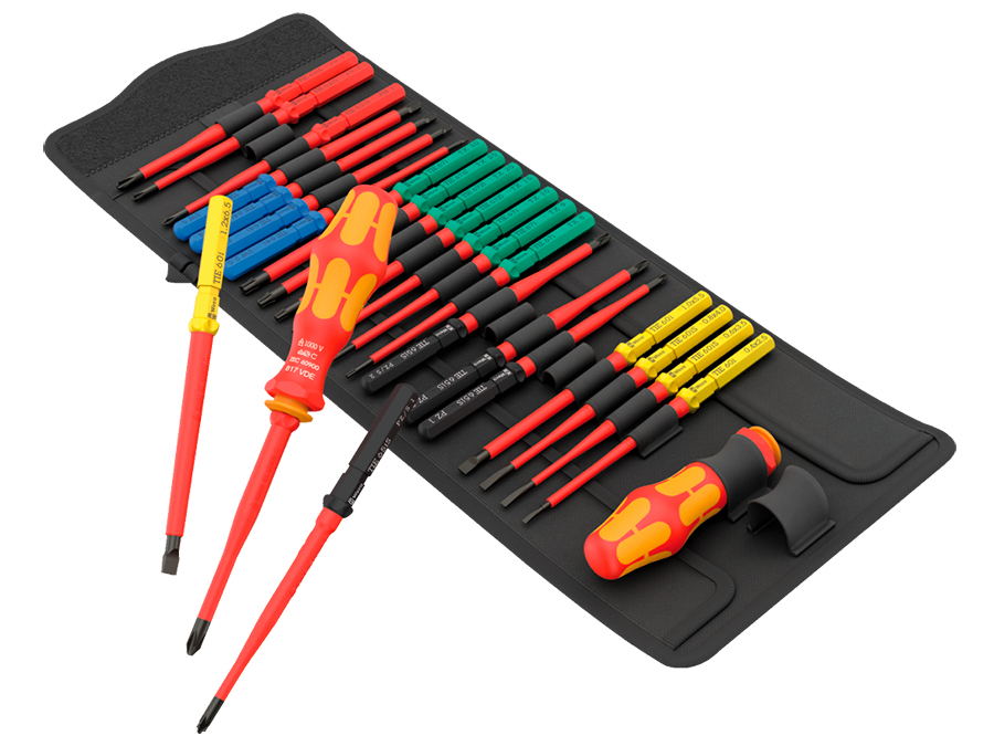 Wera Kraftform Kompakt VDE Big Pack 1 - Caixa de bits com catraca e isolamento VDE - 05006617001