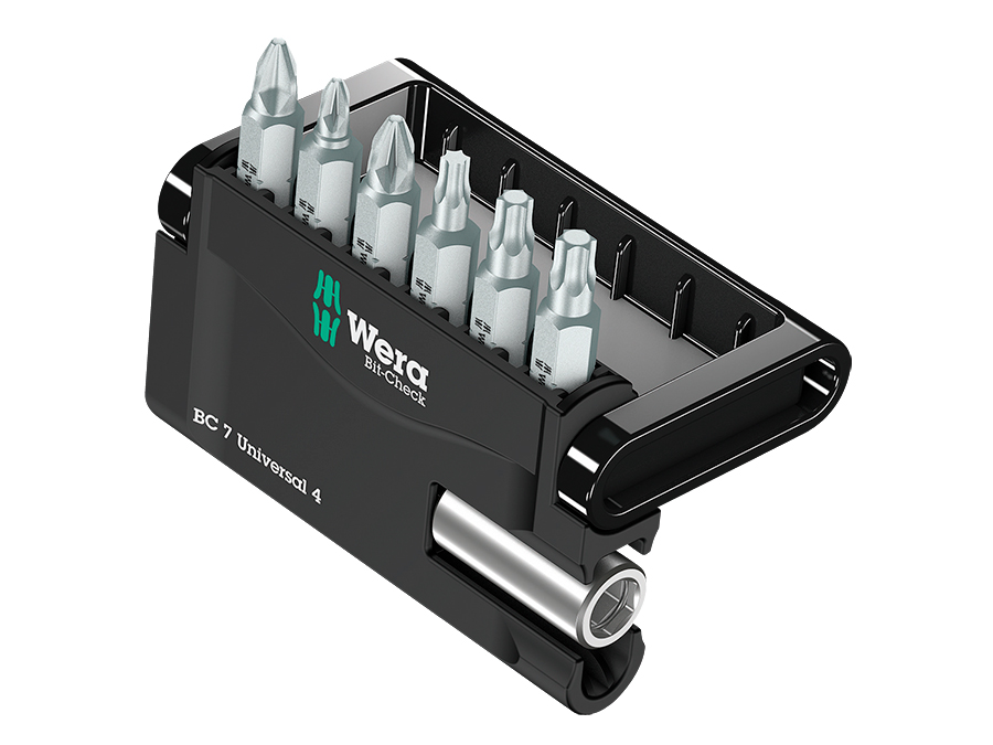 Wera Bit-Check 7 Universal 4 - Jeu d'embouts 7 pièces - 05135810001