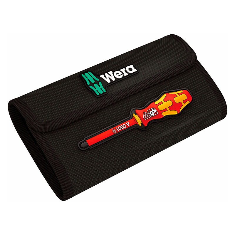 Wera Kraftform Kompakt VDE 16 extra slim 1 Tool Finder, - Estojo de ferramentas de 16 peças - 05006608001