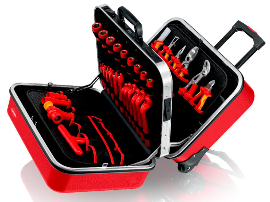 Knipex BIG Twin Move RED - Mala com Ferramentas para uso Elétrico - 98 99 15