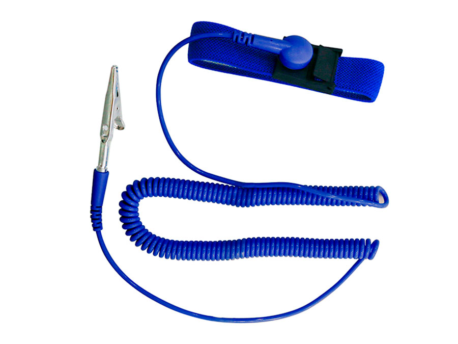 Antistatic Adjustable Wrist Strap - Blue Colour