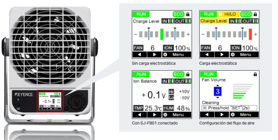 Keyence SJF-700 - Souffleur antistatique - Ioniseur multi-capteurs