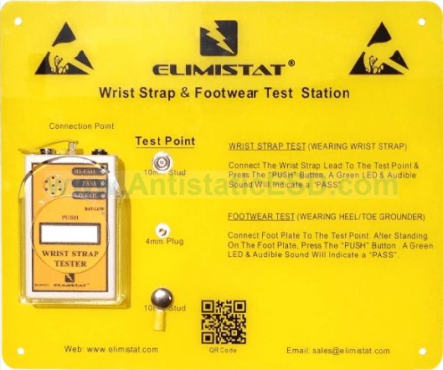 ESD Wristbands and Footwear Test Station