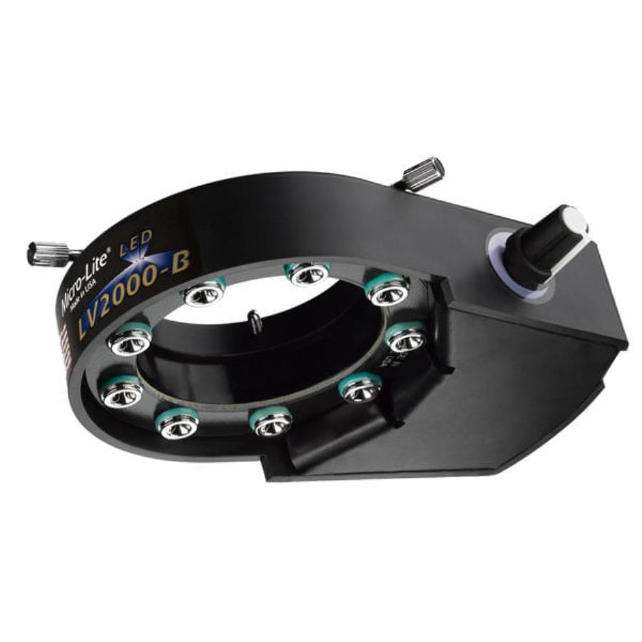 O.C.White Co. LV2000-B - High Intensity Led Ring Illuminator - 9 LEDs - 5700 K