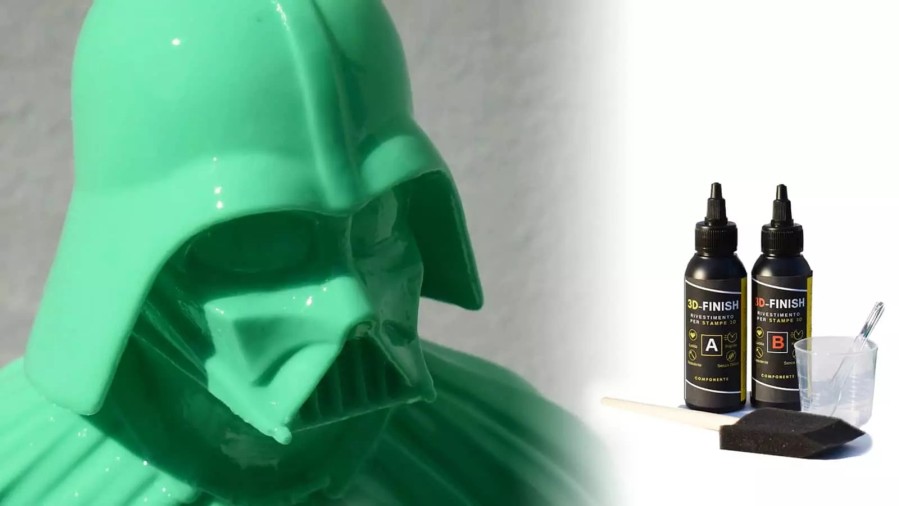 Resin Pro - Resina Epoxy protectora para el acabado de piezas impresas en 3D en 2 componentes - 150 g