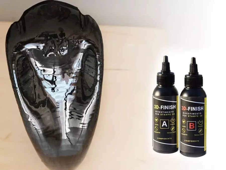 Resin Pro - Resina Epoxy protectora para el acabado de piezas impresas en 3D en 2 componentes - 150 g