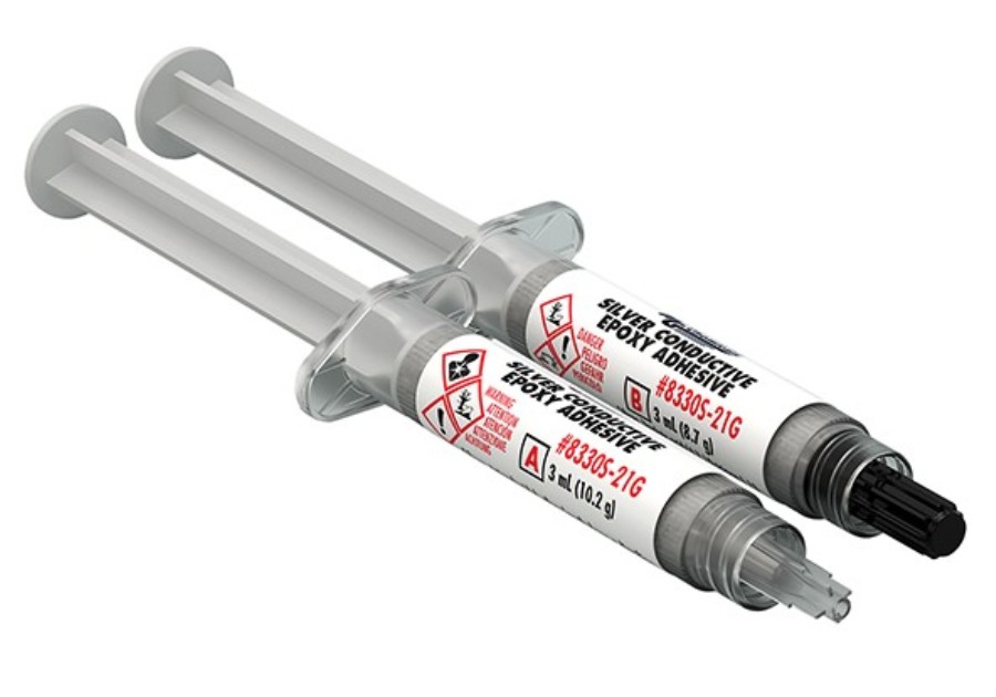 MG Chemicals 8330S-21G - Adhesivo bicomponente epoxy de conductividad extrema plateado