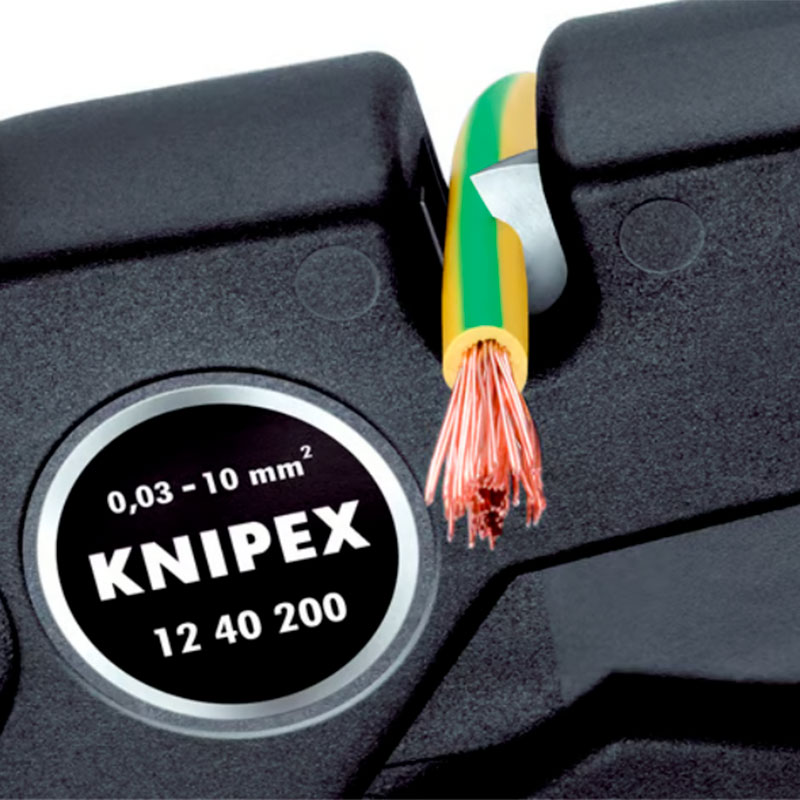 Knipex 12 40 200 - Self-Adjusting Front Wire Stripper