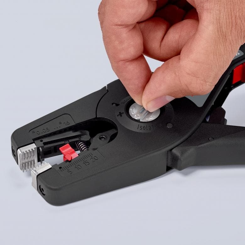 Knipex PreciStrip 16 - Self-Adjusting Front Wire Stripper - 0.08 - 16.0 mm² - 12 52 195