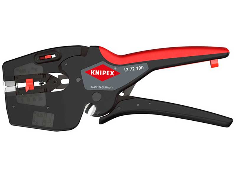 Knipex NexStrip - Pelacables y Crimpadora de Punteras Huecas  - 12 72 190