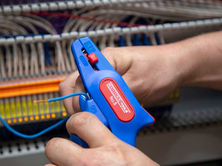 Weicon Wire Stripper No. 5 - Pelacables Automático Frontal 0,2 - 6,0 mm² (24 - 10 AWG) - 51000005