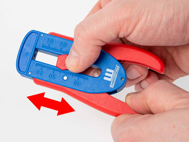 Weicon Precision Wire Stripper S - Pelacables Frontal -  0.12 mm – 0.8 mm (36-20 AWG) - 51000002