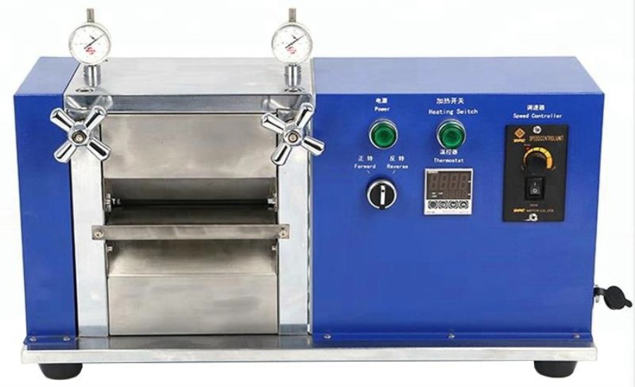 AOT AOT-HRP-100 - Calandra eléctrica con rodillos calefactados para electrodos de baterías de litio