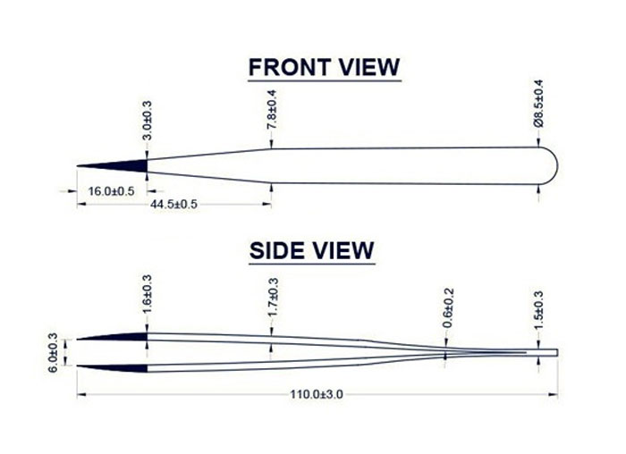 JBC 3C-SA - Ultra fine Point Tweezers - 3CSA-8002123