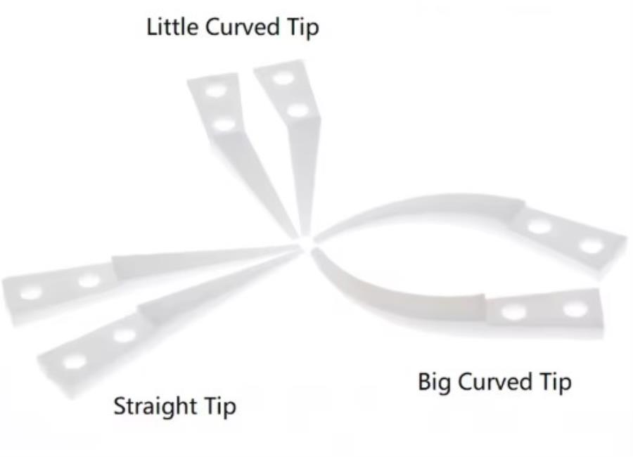 Jeux 3 pinces en céramique ESD + 3 Jeux de points de récupération